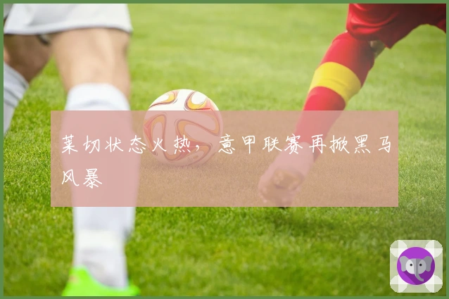 莱切状态火热，意甲联赛再掀黑马风暴